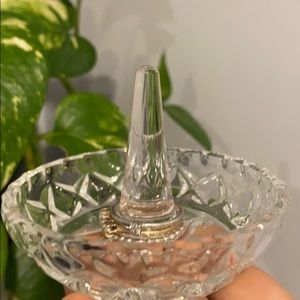 COPY - Vintage Crystal Ring Dish - Jewelry Storage
